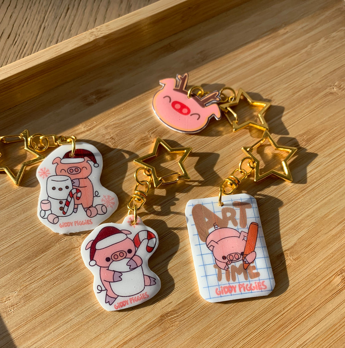 DIY Super Cute Shrink Plastic Keychain  ⭐️