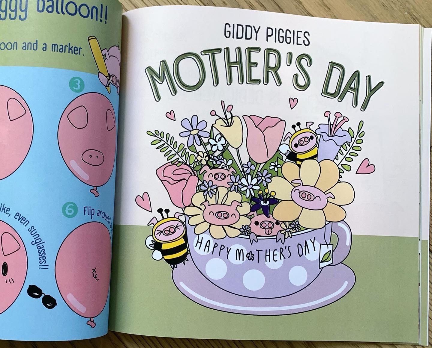 Up, Up, & Away (with Bonus Story 'Giddy Piggies Mother's Day'): A Giddy Piggies Adventure