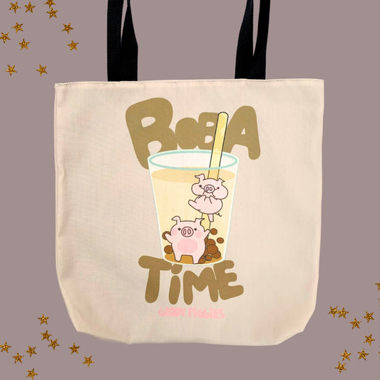 Boba Time Tote Bag